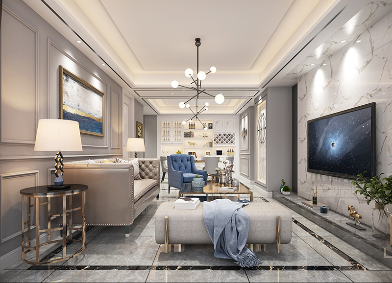 南京106㎡婚房歐式風(fēng)格裝修，盡顯優(yōu)雅浪漫！