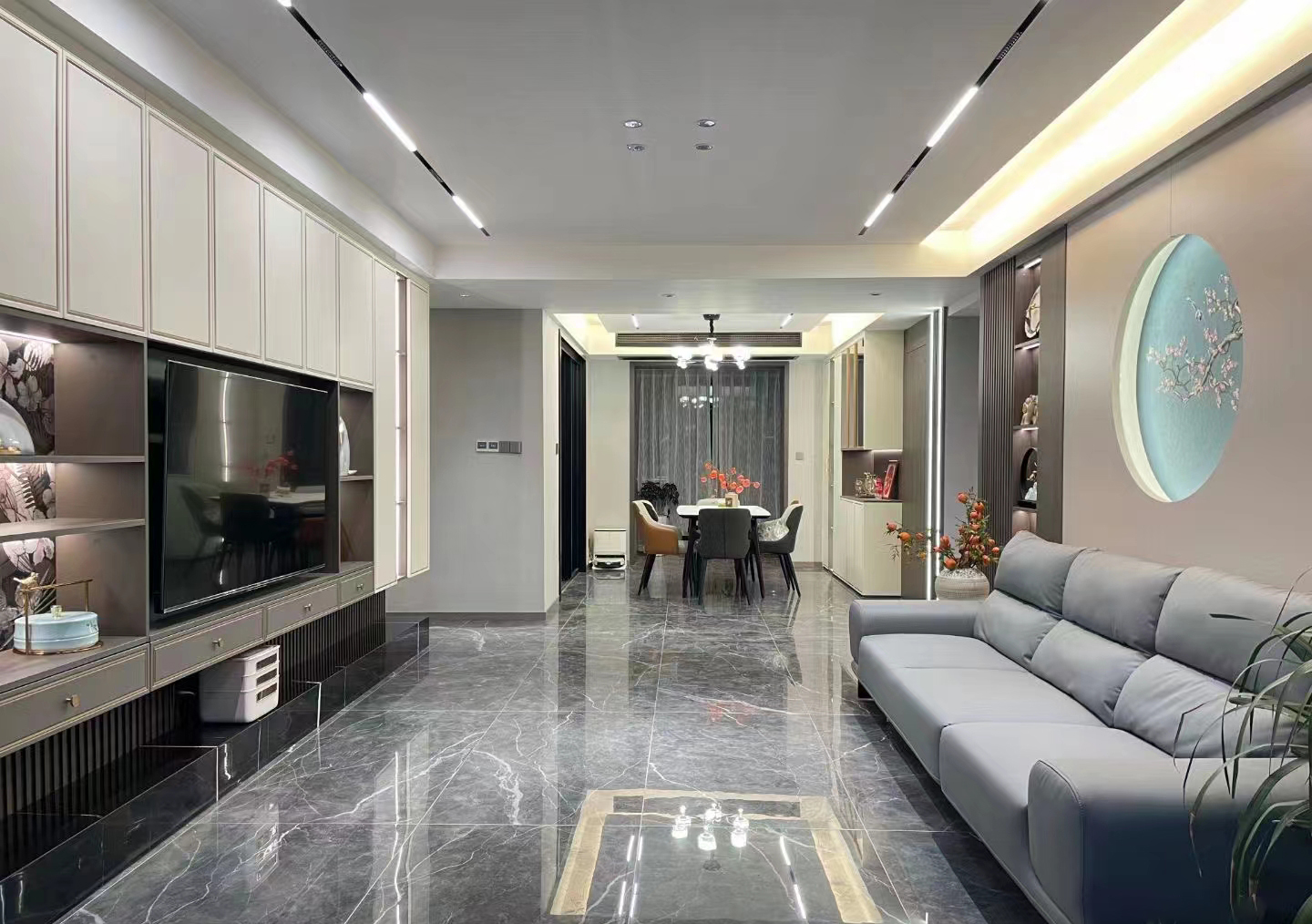 120平米現(xiàn)代輕奢精裝實(shí)景，完美的新家!